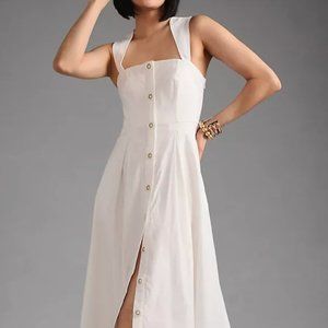 Maeve by Anthropologie Square-Neck Buttondown Dress